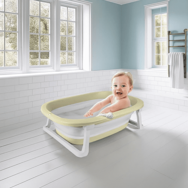 Baignoire Bébé Pliable DOLU – Dès la Naissance | Confort & Gain de Place