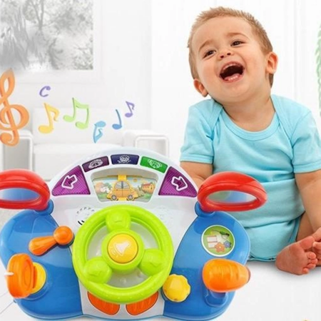 Jouet Volant Bébé Interactif – Tableau de Bord Musical & Éducatif 18 Mois+