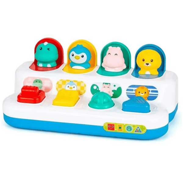 Jouet d’Éveil Bébé Pop-Up Animals Huanger | Jeu Interactif & Sensoriel 18 Mois+