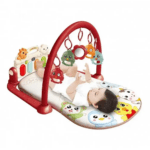 Tapis d’Éveil Bébé avec Arche & Jouets Suspendus – Huanger Playgym | Musique & Lumière