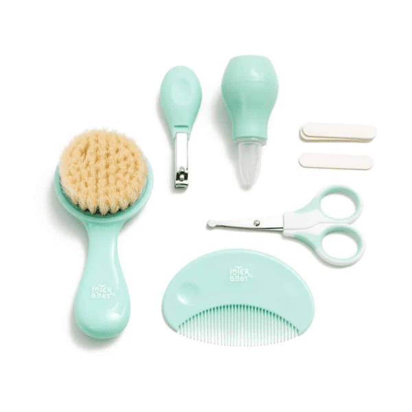 Trousse de Soin Bébé Complète INTERBABY– Kit Hygiène & Toilettage Dès la Naissance