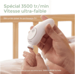 Lime Électrique Ongles Bébé Momcozy – Sécurité & Précision Dès la Naissance