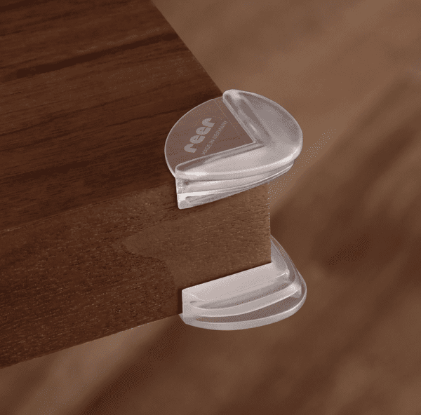 Protège-coins transparents bébé REER – Protection discrète pour meubles et vitres