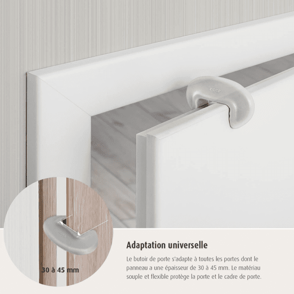 Bloque-porte bébé REER – Protection anti-pincement pour doigts