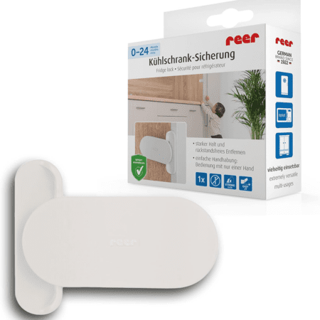 Sécurité frigo bébé REER – Bloque-porte réfrigérateur & placards
