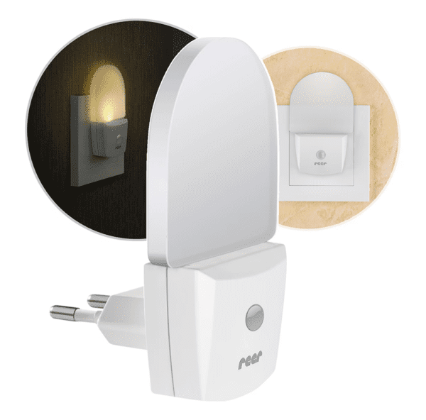 Veilleuse bébé LED REER NightGuide – Lumière douce pour nuits rassurantes
