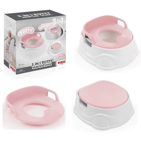 Pot de Toilette Bébé 3 en 1 Dolu – Apprentissage Propre & Évolutif