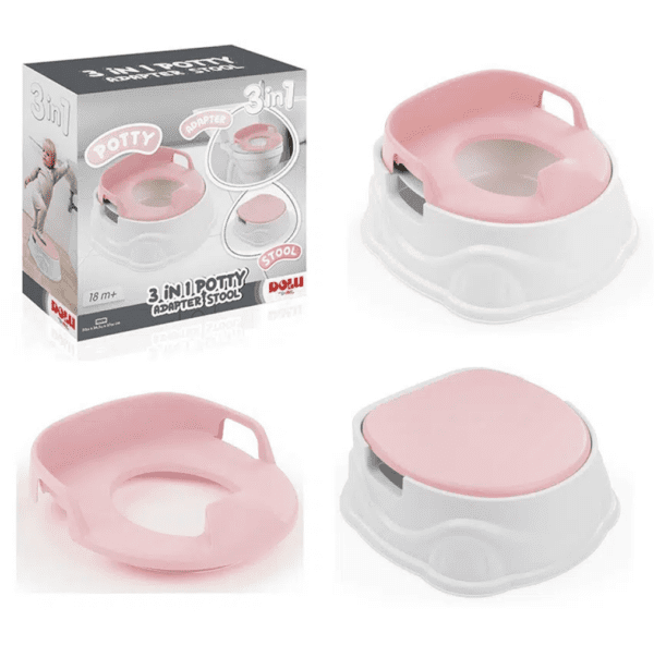 Pot de Toilette Bébé 3 en 1 Dolu – Apprentissage Propre & Évolutif