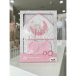 Sortie de Bain Bébé à Capuche Interbaby 1x1 m – 100% Coton | Douceur & Confort