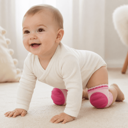 Protège-genoux bébé antidérapants – Confort & sécurité pour les premiers déplacements