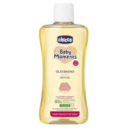 Huile de Bain Bébé Chicco 200 ml – Nutrition & Douceur dès la Naissance