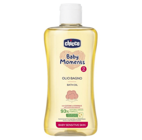 Huile de Bain Bébé Chicco 200 ml – Nutrition & Douceur dès la Naissance
