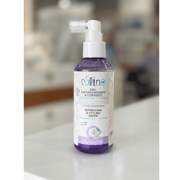 Eau Rafraîchissante Bébé Calino à la Guimauve – Gamme Violette | Fraîcheur & Douceur