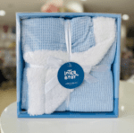 Plaid Bébé Interbaby Rose et Blanc Ultra Doux 80x110 cm
