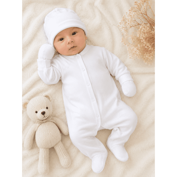 Vêtements bébé blanche 0-3 mois
