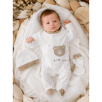 Grenouillère bébé ours 0-3 mois