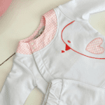 Sortie clinique bébé fille blanche et rose 4 pièces naissance 0 3 mois