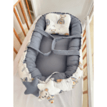 Cale bébé cocon rose avec coussin naissance et réducteur intégré