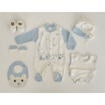 Sortie Clinique Bébé Garçon 7 Pièces motif lapin