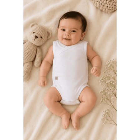 Body Sans Manches Croisé Blanc