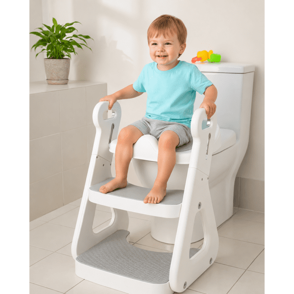 Réducteur de Toilette avec Marche Pied pour Enfant