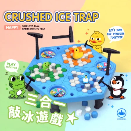 Jeu Crushed Ice Trap – Jeu de Société Amusant & Interactif 3 Ans+