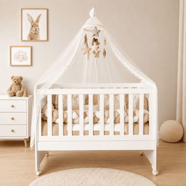 Lit bébé exclusive blanc