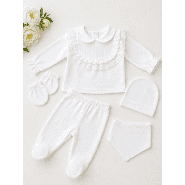 Ensemble Naissance 5 Pièces pour fille