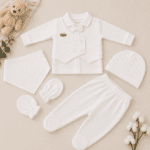 Ensemble Naissance 5 Pièces Élégant pour Bébé Garçon