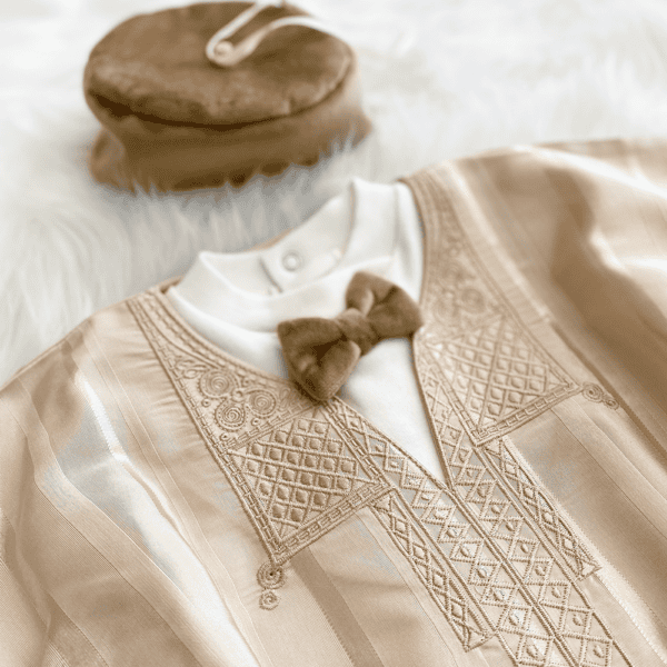 Jebba Tunisienne Bébé Garçon avec Chéchia