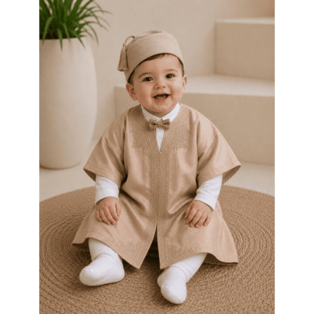Jebba Tunisienne Bébé Garçon avec Chéchia