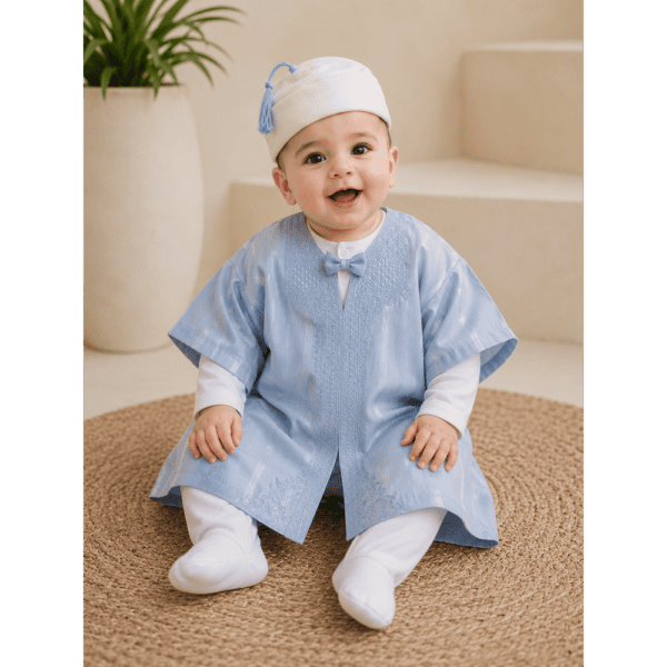 Jebba Tunisienne Bébé Garçon avec Chéchia
