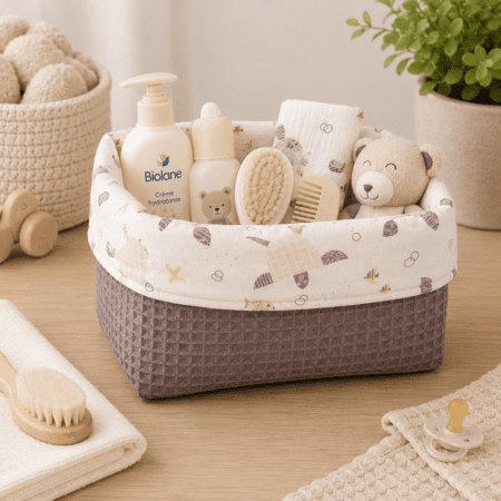 Panier de Rangement pour Accessoires Bébé