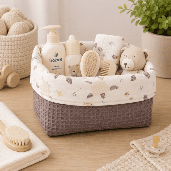 Panier de Rangement pour Accessoires Bébé