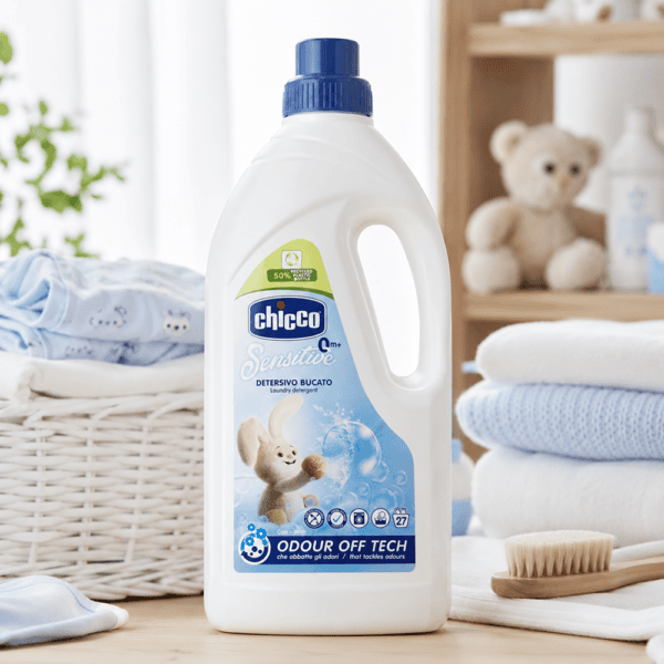 Lessive Liquide Bébé Chicco Sensitive 0m+ – 1,5 L