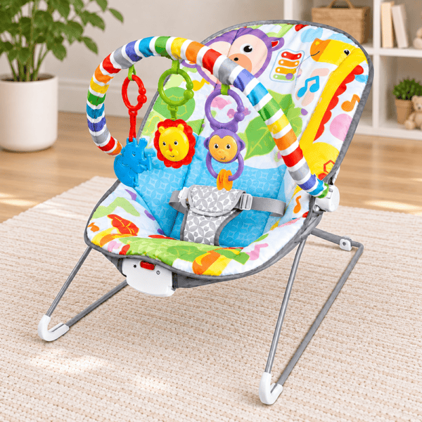Transat Bébé avec Arche de Jeux Colorée