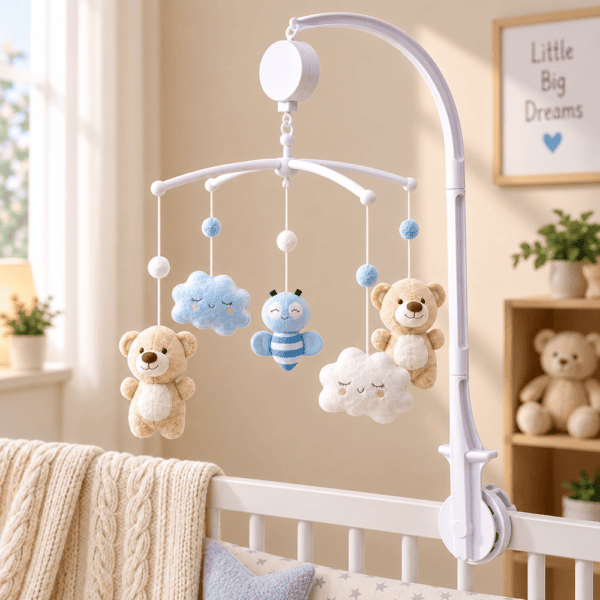 Mobile Musical Bébé pour Lit Inter Baby