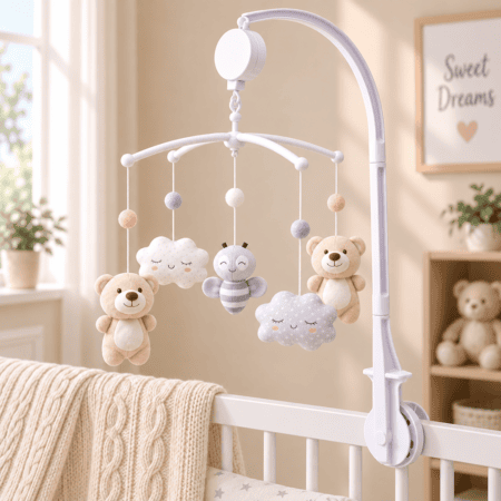 Mobile Musical Bébé pour Lit Inter Baby