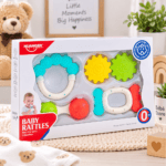 Set de 4 Hochets Bébé HUANGER