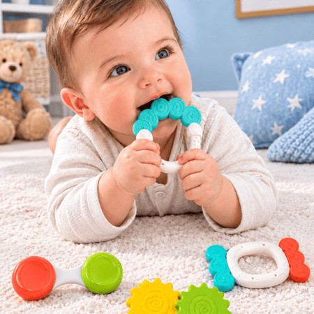 Set de 4 Hochets Bébé HUANGER