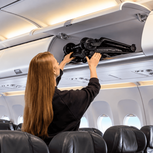 Poussette Voyage Cabine Ultra-Compacte avec Sac